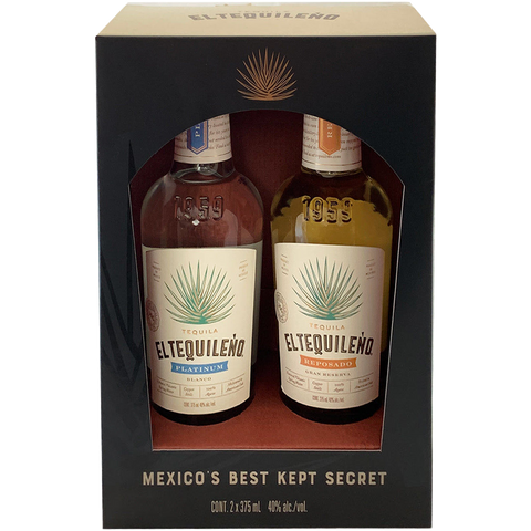 El Tequileño Tequila Gift Pack 2 Bottles (375mL)