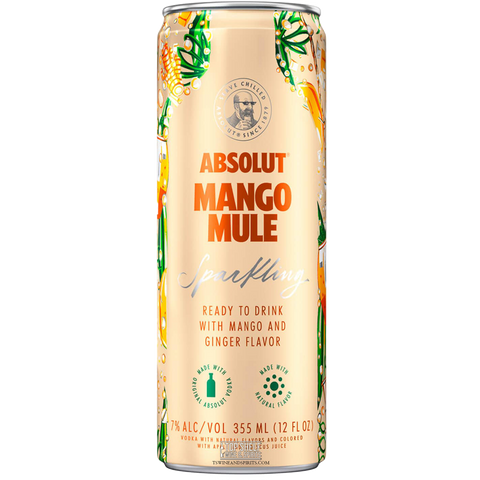 Absolut Mango Mule Cocktail (4 Pack Cans)