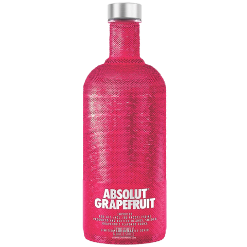 Absolut Grapefruit Pink Sequin Limited Edition Bottle