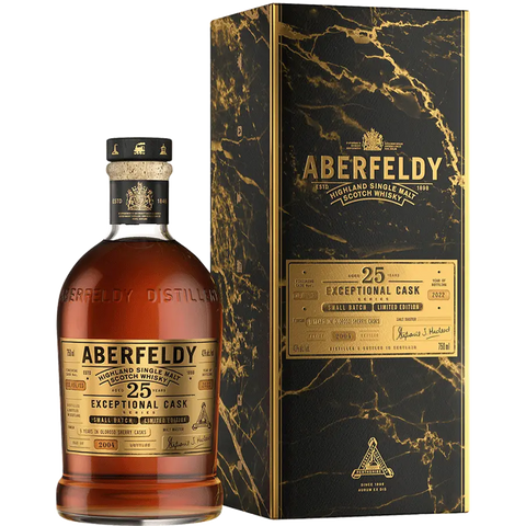 Aberfeldy 25 Year Exceptional Cask Single Malt Scotch