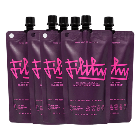 Filthy Foods Black Cherry Syrup (6-Pack)