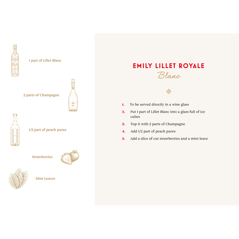 Lillet Aperitif Blanc Emily in Paris (Limited Edition)