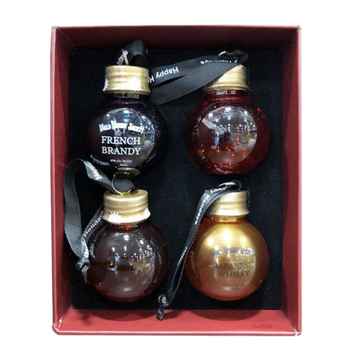 World Whiskey Society Christmas Balls (4 x50ml)