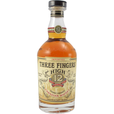 Three Fingers High 12 Year Sherry Finished Canadian Whisky