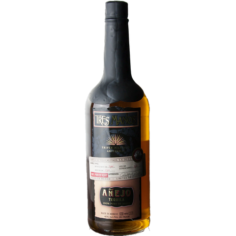 Tres Manos 3 Year Añejo Tequila 1L