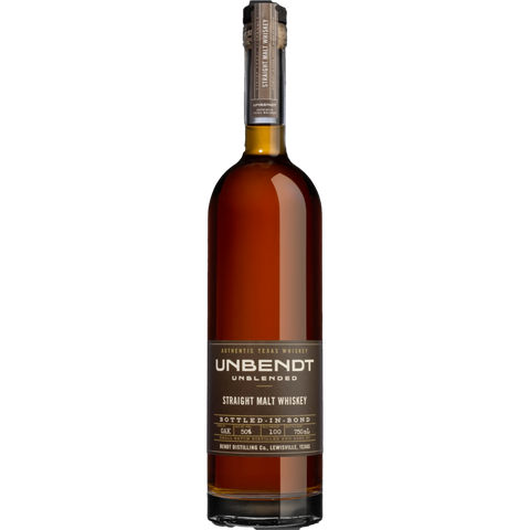 Unbendt Unblended Straight Malt Whiskey