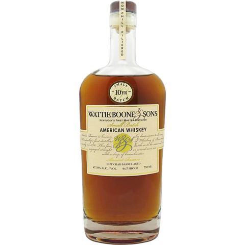 Wattie Boone & Sons 10 Year Small Batch American Whiskey