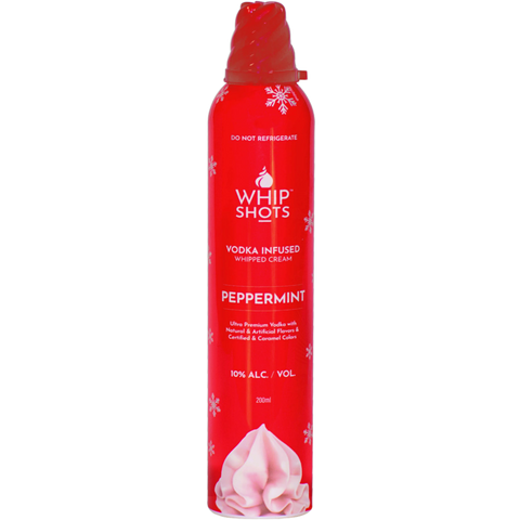 Whip Shots Peppermint (Vodka-Infused Whipped Cream)