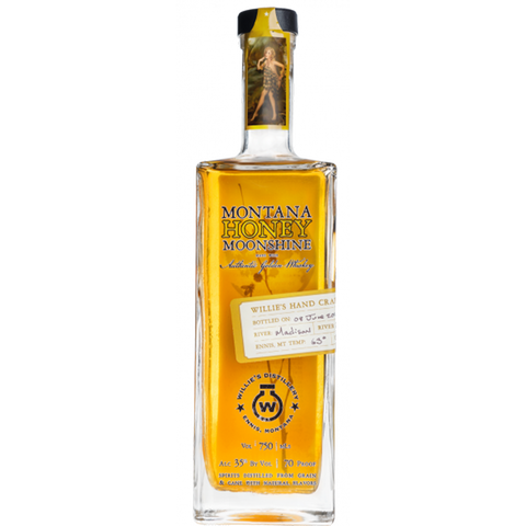 Willie's Distillery Montana Honey Moonshine