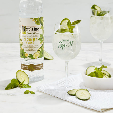 Ketel One Vodka Botanical Cucumber & Mint 50ml Sleeve (12 bottles)