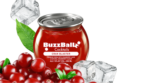 Buzzballz Cran Blaster 200ml Set (6 Bottles)