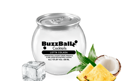 Buzzballz Lotta Colada 200ml Set (6 Bottles)