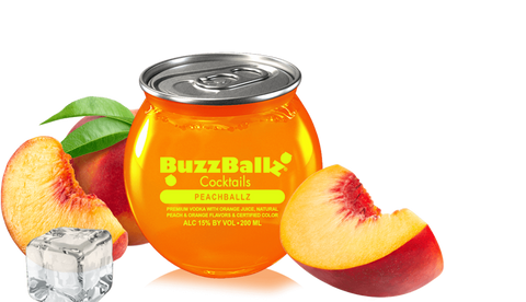 Buzzballz PeachBallz 200ml Set (6 Bottles)
