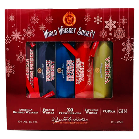 World Whiskey Society Christmas Candy Gift Set