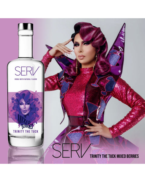 Serv Vodka Mixed Berries Trinity The Tuck