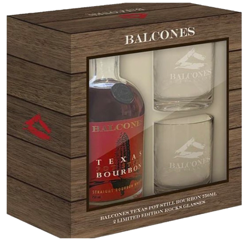 Balcones Texas Pot Still Straight Bourbon Gift Set
